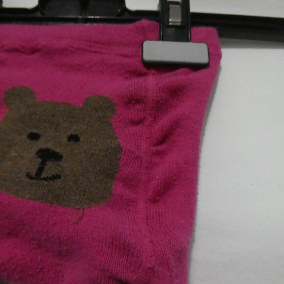 BABY GAP | 12-24 months | Pink and White Striped Tights | Brown Bear Back | GUC - Picture 11 of 15